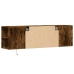 Tv Sienas Skapītis Ar Led Lampiņām, Ozola Krāsa, 135X31X39,5 Cm Vidaxl