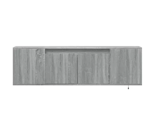 Teleri Seinakapp Led-Tuledega, Hall Sonoma Tamm, 135X31X39,5 Cm