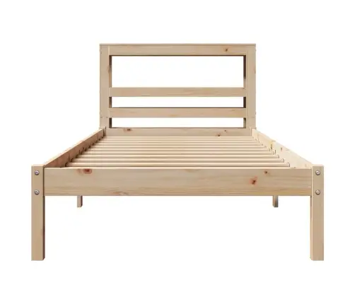 Lovos Rėmas Be Čiužinio, 90X190cm Pušies Medienos Masyvas