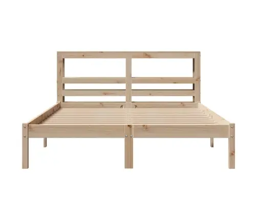 Gulta Bez Matrača, 140X200 Cm, Priedes Masīvkoks Vidaxl