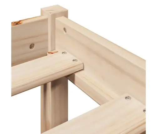 Gulta Bez Matrača, 180X200 Cm, Priedes Masīvkoks Vidaxl