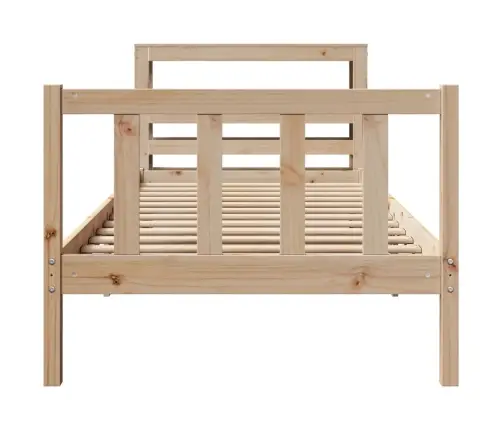 Voodiraam Ilma Madratsita, 75 X 190 cm Männipuit