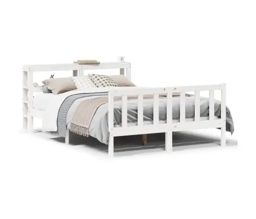 Lovos Rėmas Be Čiužinio, Baltas, 120X190cm Pušies Masyvas