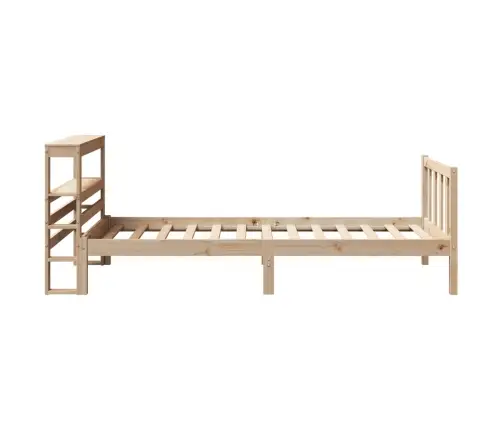 Gulta Bez Matrača, 90X200 Cm, Priedes Masīvkoks Vidaxl