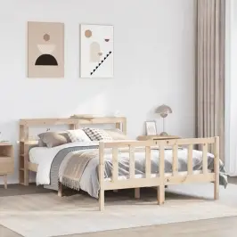 Gulta Bez Matrača, 160X200 Cm, Priedes Masīvkoks Vidaxl Gulta Bez Matrača, 160X200 Cm, Priedes Masīvkoks Vidaxl