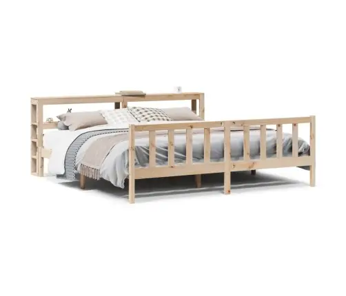 Gulta Bez Matrača, 180X200 Cm, Priedes Masīvkoks Vidaxl