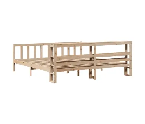 Gulta Bez Matrača, 180X200 Cm, Priedes Masīvkoks Vidaxl