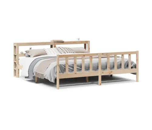 Lovos Rėmas Be Čiužinio, 200X200cm Pušies Medienos Masyvas