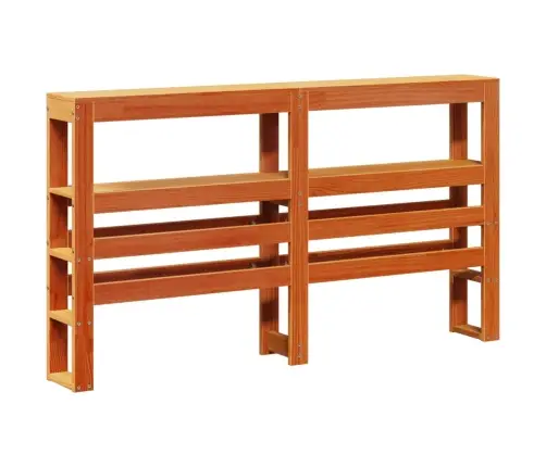 Voodiraam Peatsiga, Vahapruun, 120 X 190 cm Männipuit