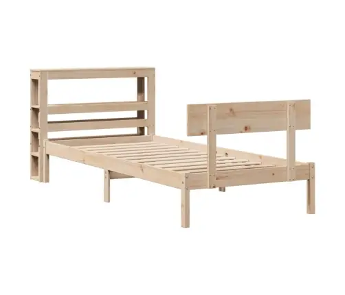 Gulta Bez Matrača, 90X200 Cm, Priedes Masīvkoks Vidaxl