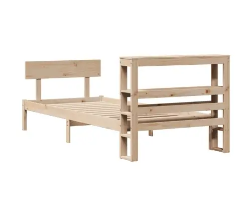 Gulta Bez Matrača, 90X200 Cm, Priedes Masīvkoks Vidaxl