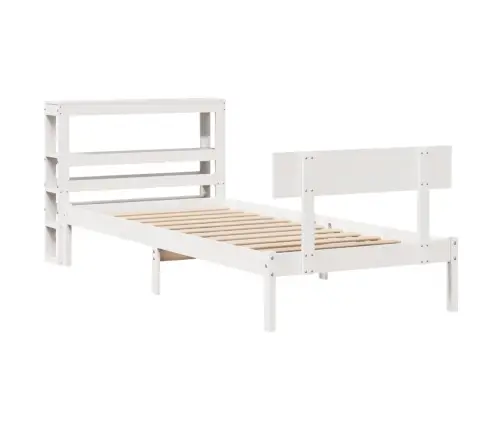 Lovos Rėmas Be Čiužinio, Baltas, 90X200cm Pušies Masyvas