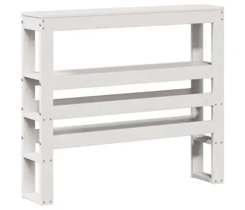 Lovos Rėmas Be Čiužinio, Baltas, 90X200cm Pušies Masyvas