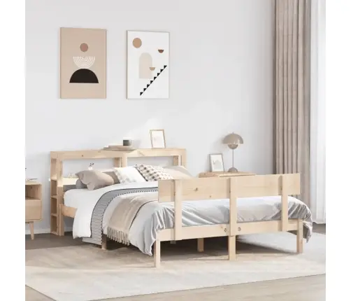 Gulta Bez Matrača, 120X200 Cm, Priedes Masīvkoks Vidaxl