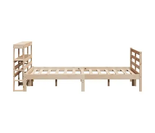 Gulta Bez Matrača, 150X200 Cm, Priedes Masīvkoks Vidaxl