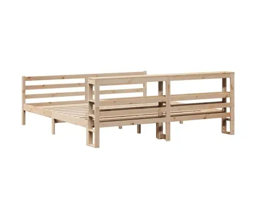 Gulta Bez Matrača, 200X200 Cm, Priedes Masīvkoks Vidaxl