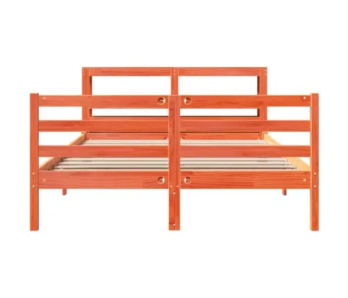 Lovos Rėmas Be Čiužinio, Vaško Ruda, 120X190cm Pušis