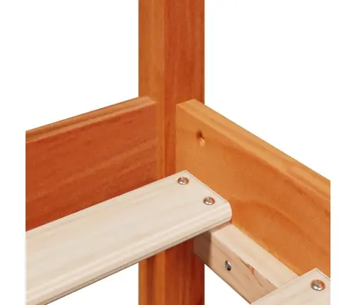 Lovos Rėmas Be Čiužinio, Vaško Rudas, 180X200cm Pušies Masyvas