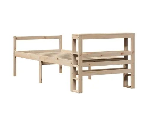 Vanemate Inimeste Voodiraam Peatsiga, 75 X 190 cm Männipuit