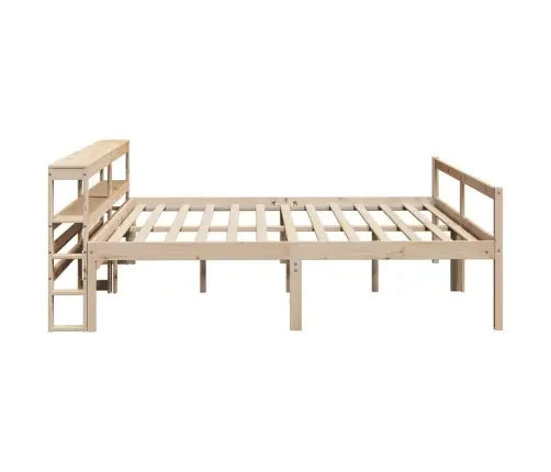 Vanemate Inimeste Voodiraam Peatsiga, 180X200 cm Männipuit