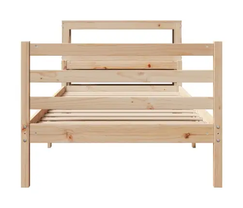 Lovos Rėmas Su Galvūgaliu, 90X200cm Pušies Medienos Masyvas