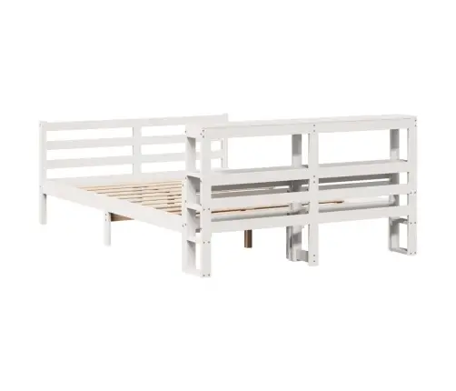 Lovos Rėmas Su Galvūgaliu Be Čiužinio, Baltas, 140X200Cm