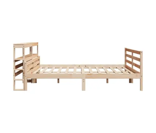 Lovos Rėmas Su Galvūgaliu, 200X200cm Pušies Medienos Masyvas