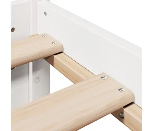 Voodiraam Peatsiga Ilma Madratsita Valge 90X190 Cm