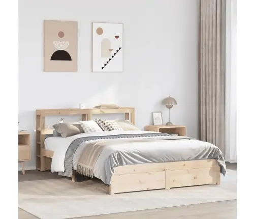 Voodiraam Peatsiga, 160 X 200 cm Männipuit