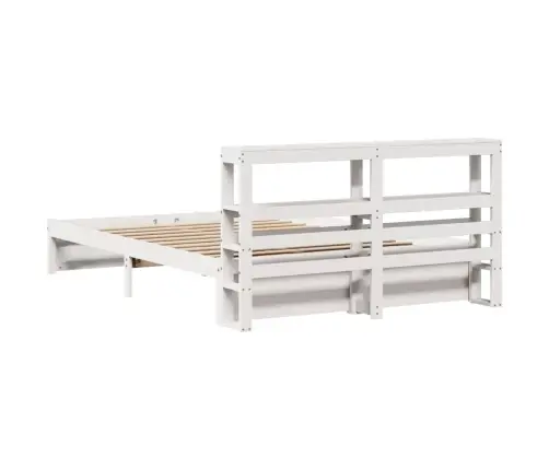 Voodiraam Peatsiga Ilma Madratsita Valge 160X200 Cm