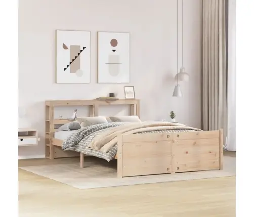 Lovos Rėmas Su Galvūgaliu, 140X190cm Pušies Medienos Masyvas