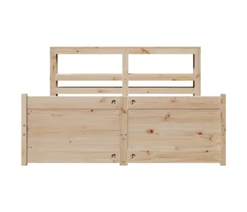 Voodiraam Voodipeatsiga, 120 X 200 cm Männipuit