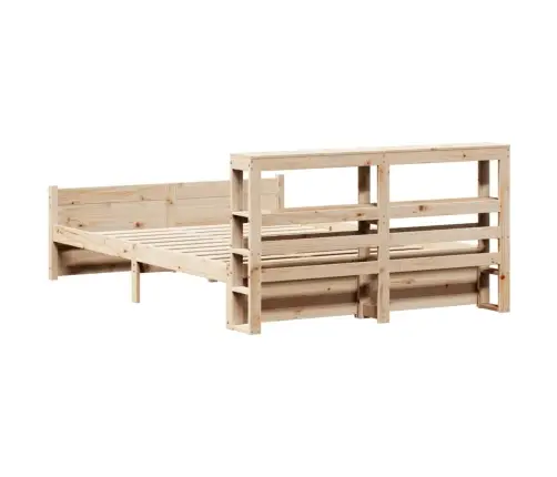 Voodiraam Peatsiga, 140 X 200 cm Männipuit