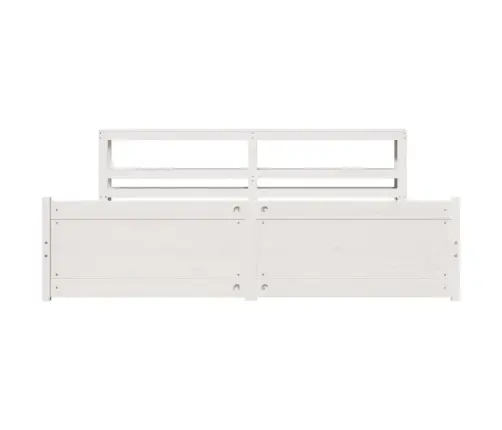 Voodiraam Peatsiga Ilma Madratsita Valge 180X200 Cm