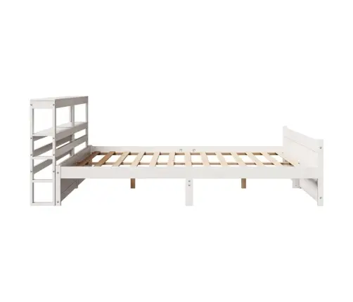 Voodiraam Peatsiga Ilma Madratsita Valge 180X200 Cm