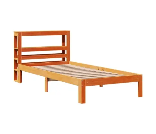 Voodiraam Ilma Madratsita, Vahapruun, 75 X 190 cm Männipuit