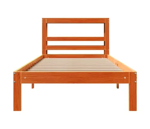 Voodiraam Ilma Madratsita, Vahapruun, 90 X 200 cm Männipuit