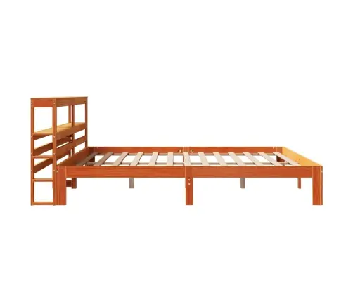 Lovos Rėmas Be Čiužinio, Vaško Rudas, 180X200cm Pušies Masyvas