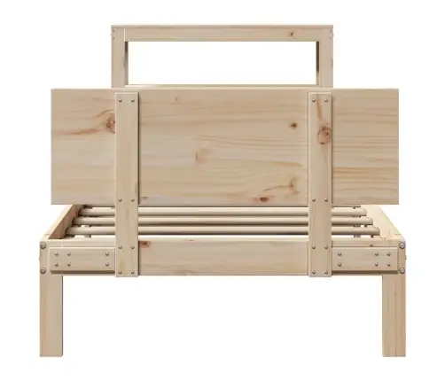 Voodiraam Peatsiga, 75 X 190 cm Männipuit