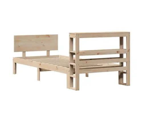 Voodiraam Peatsiga, 75 X 190 cm Männipuit