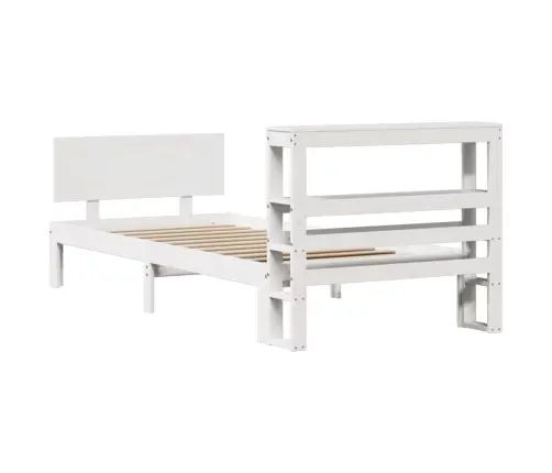 Lovos Rėmas Su Galvūgaliu Be Čiužinio, Baltas, 90X200Cm