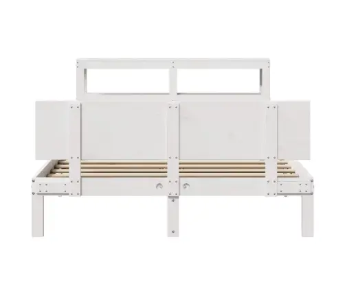 Voodiraam Peatsiga Ilma Madratsita Valge 140X200 Cm