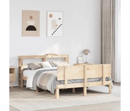Lovos Rėmas Su Galvūgaliu, 160X200 cm Pušies Medienos Masyvas