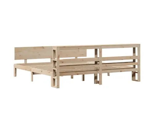 Voodiraam Peatsiga, 180 X 200 cm Männipuit