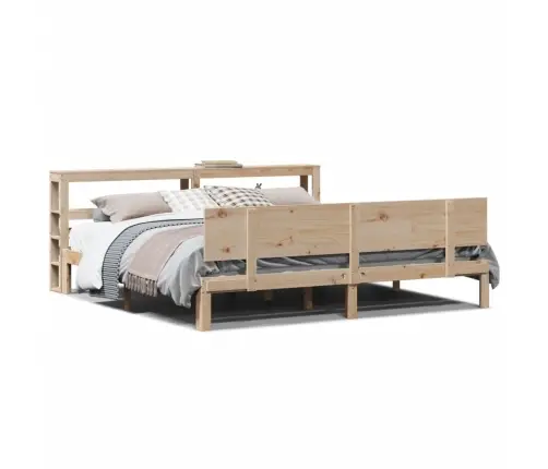 Voodiraam Peatsiga, 200 X 200 cm Männipuit