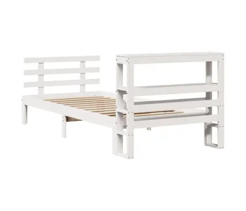 Voodiraam Peatsiga Ilma Madratsita Valge 90X190 Cm