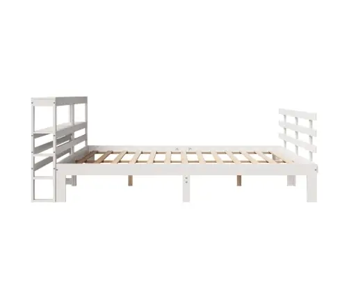 Gultas Rāmis Ar Galvgali Bez Matrača, Balts, 180X200 Cm Vidaxl