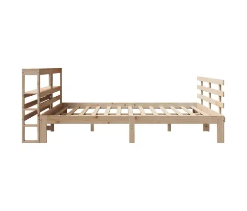 Lovos Rėmas Su Galvūgaliu, 200X200cm Pušies Medienos Masyvas