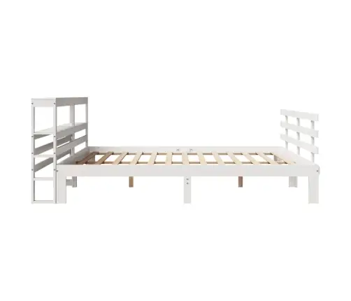 Voodiraam Peatsiga Ilma Madratsita Valge 200X200 Cm