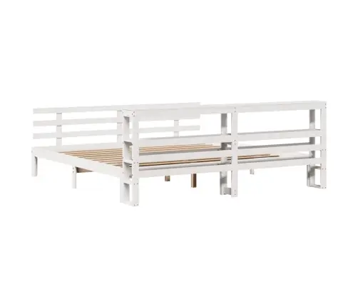 Voodiraam Peatsiga Ilma Madratsita Valge 200X200 Cm